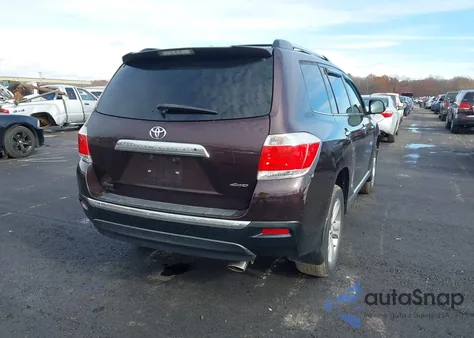 2013 Toyota Highlander Limited V6 from USA, damaged, VIN 5TDDK3EH9DS201460